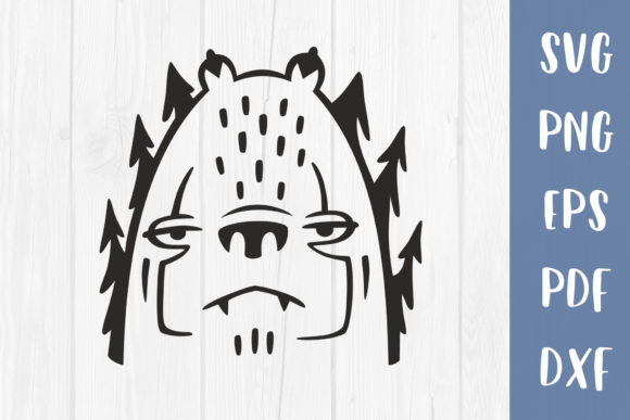 Bear Woodland Animals Clipart Graphics for Digital Sellers