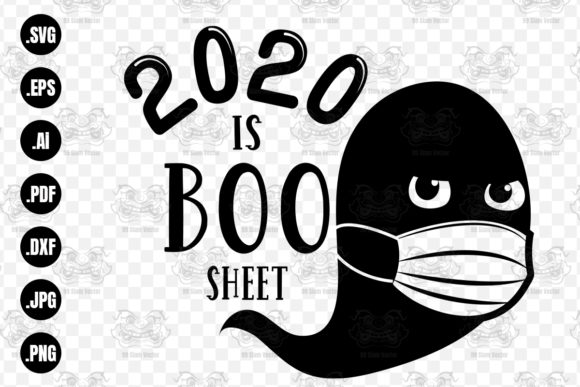 Boo Sheet Halloween Svg for Graphics and Print Templates