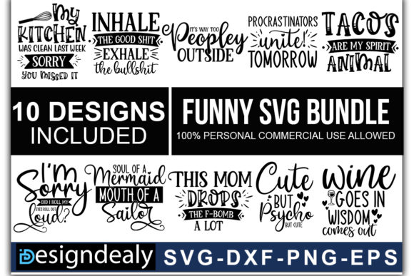 Funny Quotes Bundle 01: Real Embroidery Review
