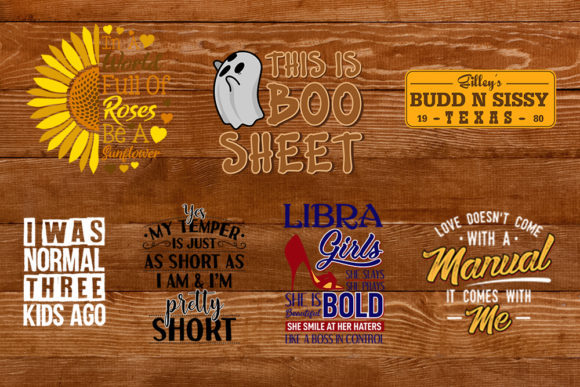 Funny Quotes Bundle: Graphics for Crafts & Creative Brands