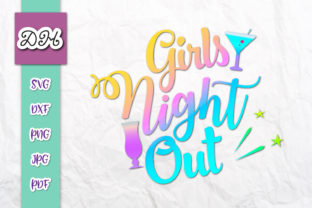 Girls Night Out Bachelorette Sublimation Graphics for Crafts
