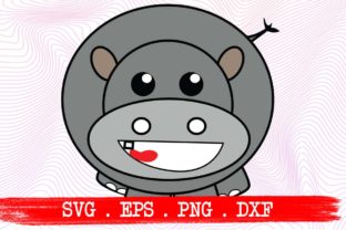 Hippopotamus Cute Face Funny 2: Graphics for Crafts