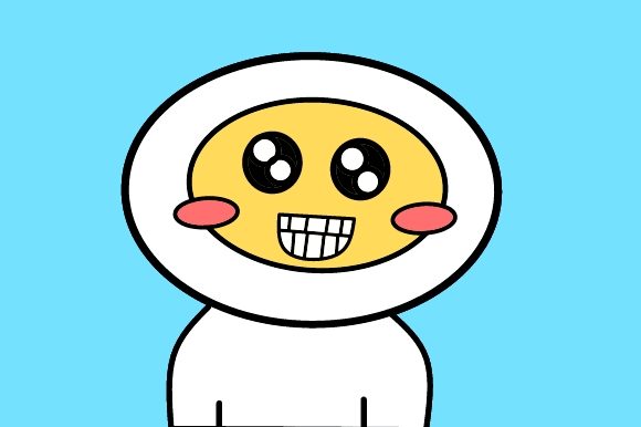 Kawaii Funny Character Graphics for Crafts