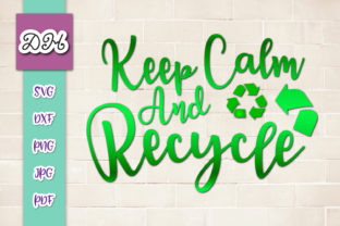 Keep Calm and Recycle Eco Sublimation
