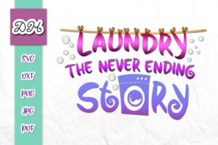 Laundy the Never Ending Story Print Cut