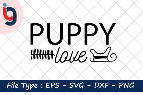 Puppy Love Graphics for Crafts