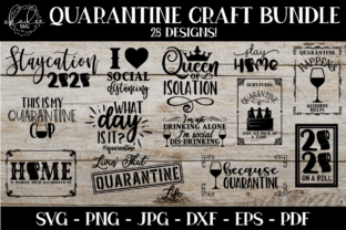 Quarantine Social Distance Bundle Graphics for Local Branding